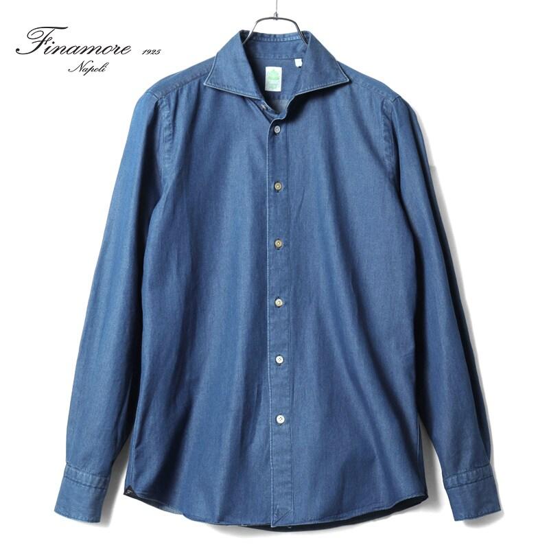 Finamore（フィナモレ） ウォッシュドコットンライトオンスデニム