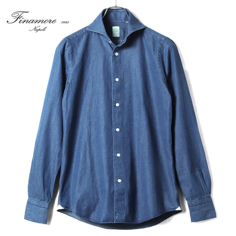 Finamore（フィナモレ） ウォッシュドコットンライトオンスデニム