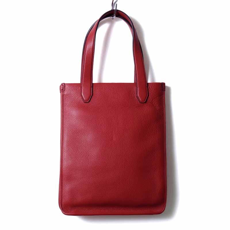 Fortu milano / フォルツミラノ グレインカーフレザートートバッグ(MARCEL BAG) （レッド）の画像