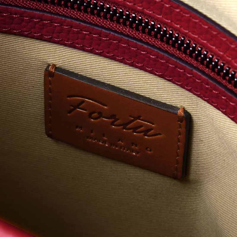 Fortu milano / フォルツミラノ グレインカーフレザートートバッグ(MARCEL BAG) （レッド）の画像