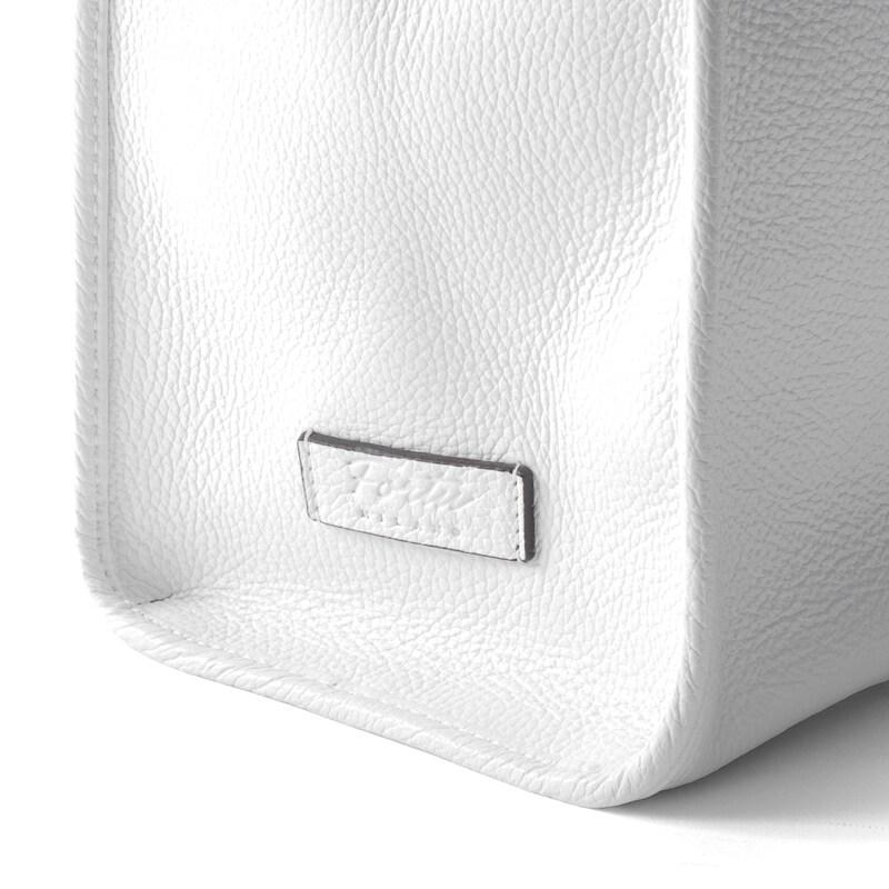 Fortu milano / フォルツミラノ グレインカーフレザー2WAYトートバッグ(ETTORE BAG 2 strap) （ホワイト）の画像