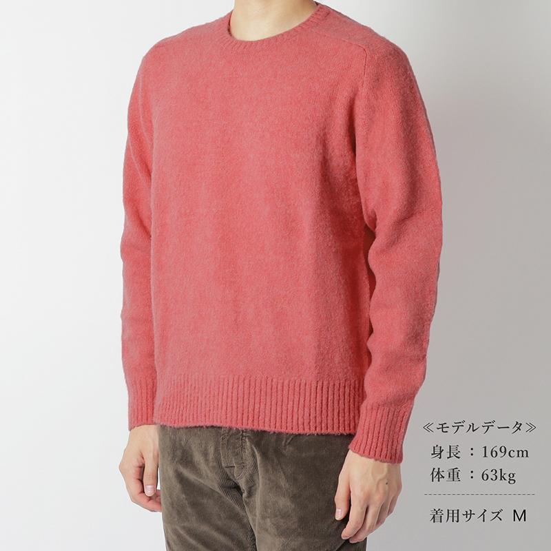 gim（ジム） GIM / ジムラムズウール7Gシャギークルーネックニット 