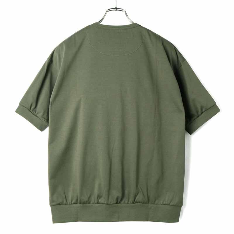 新品未使用】GIM コットンニット 半袖ベージュ 伊勢丹メンズ館