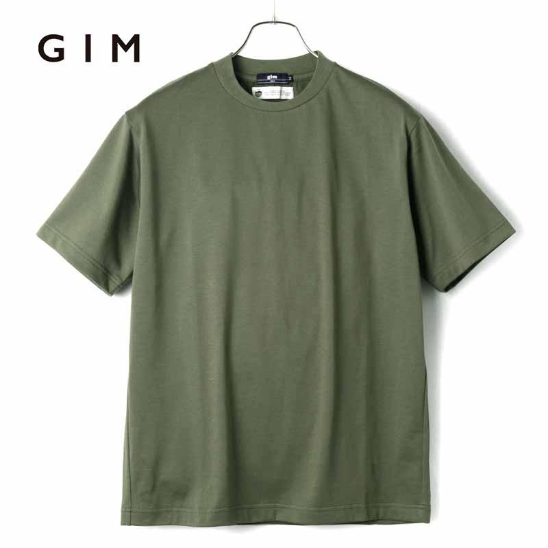 gim（ジム） アメリカンシーアイランドコットン半袖スロープクルー