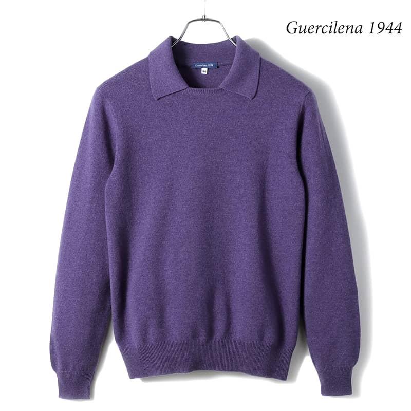 Guercilena 1944 / グエルチレーナカシミヤハイゲージポロクルーネック 