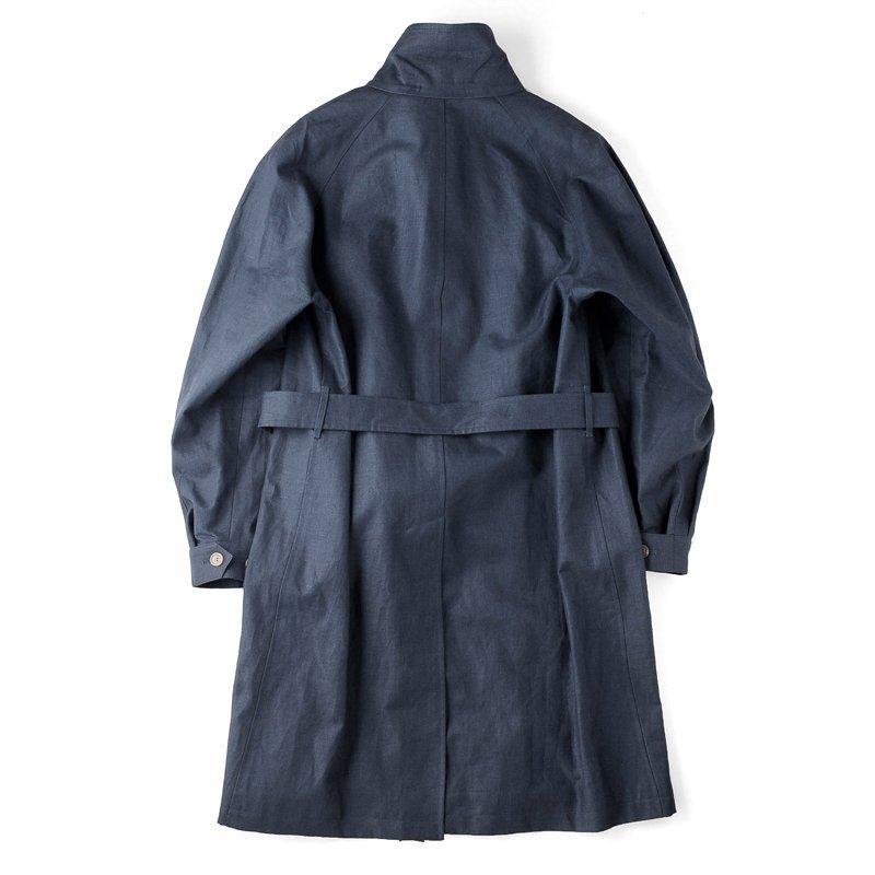 GRENFELL グレンフェル 名作 GOLFER のコート版 リネンギャバジンベルテッドコート GOLFER RAIN COAT