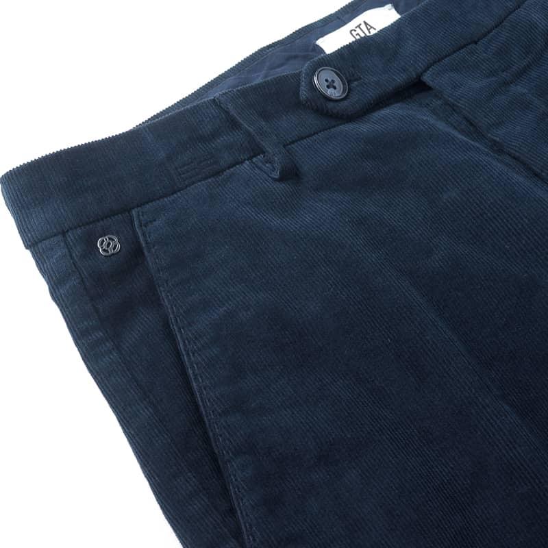 GTA ジーティーアー 秋冬 製品染めコットンストレッチ細畝