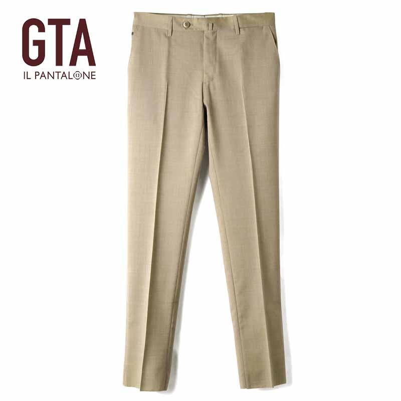 GTA / ジーティーアー ウールトロピカルノープリーツスリムテーパード 