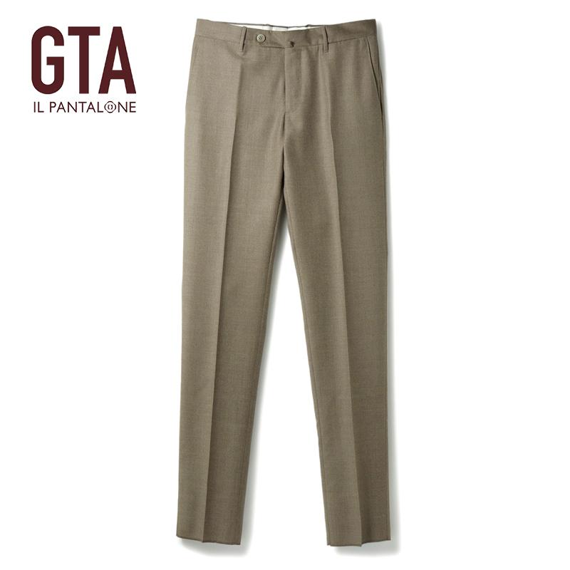 GTA（ジーティーアー） ウールサキソニーノープリーツスリムテーパード