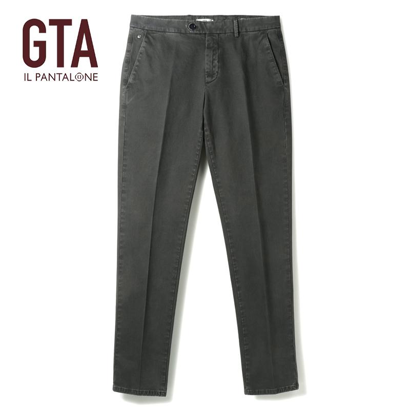 GTA NIKKO コットンパンツ グレー 48 Lサイズ GTA （ジーティーアー）NIKKO 01ニッコー01 ガーメントダイコットン