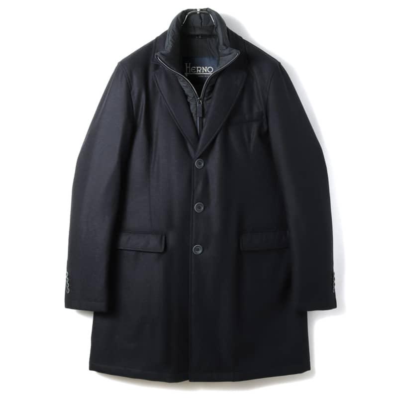 HERNO / ヘルノ Loro Piana GREEN STORM SYSTEMウールカシミヤ HERNO / ヘルノ Loro Piana GREEN STORM SYSTEMウールカシミヤ