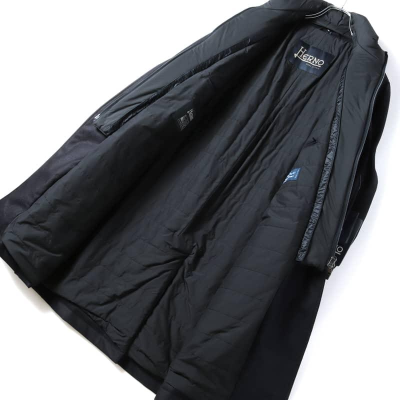 HERNO / ヘルノ Loro Piana GREEN STORM SYSTEMウールカシミヤ HERNO / ヘルノ Loro Piana GREEN STORM SYSTEMウールカシミヤ