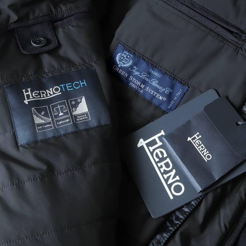HERNO / ヘルノ Loro Piana GREEN STORM SYSTEMウールカシミヤ HERNO / ヘルノ Loro Piana GREEN STORM SYSTEMウールカシミヤ