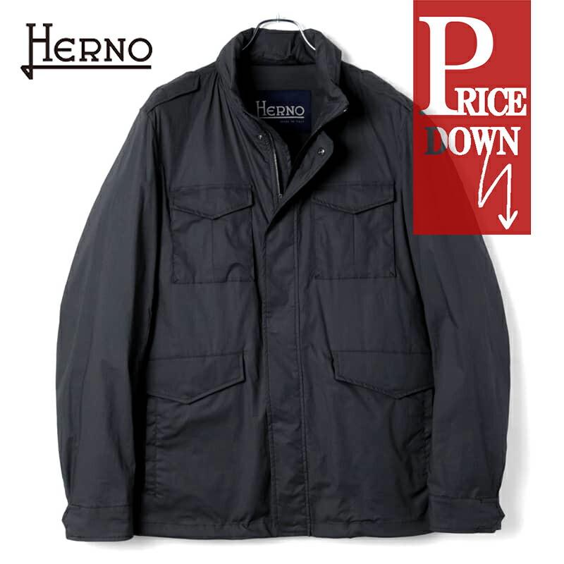 HERNO / ヘルノ軽量コットンストレッチM-65型ジャケット(FI0098U HERNO / ヘルノ軽量コットンストレッチM-65型ジャケット(FI0098U