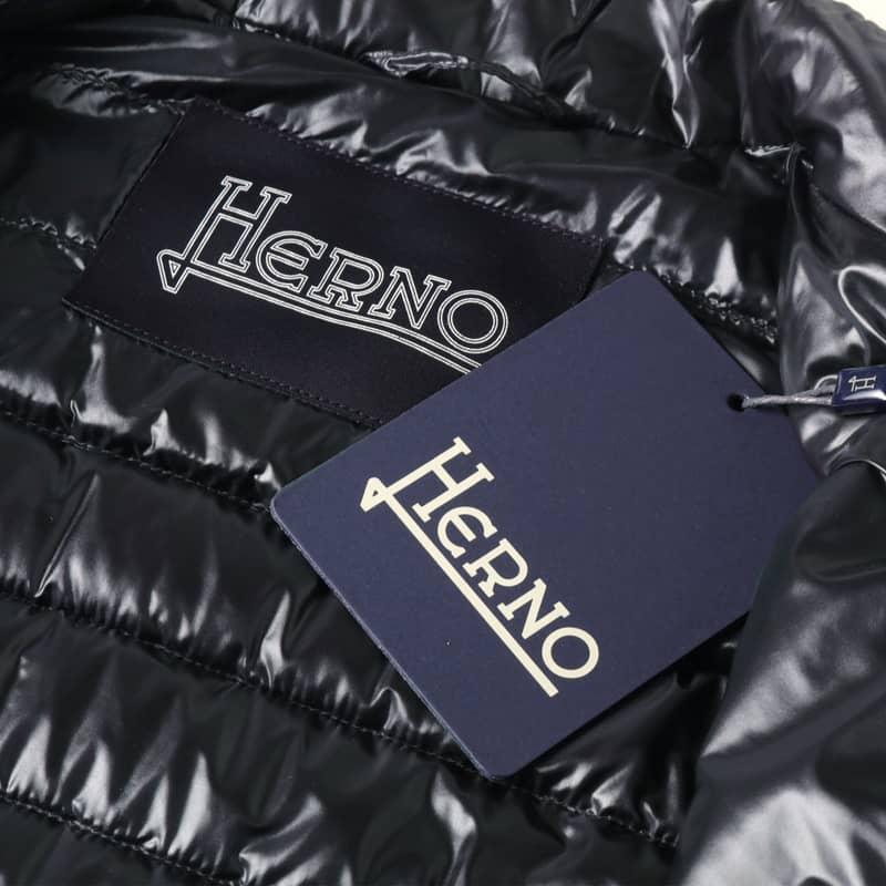 HERNO / ヘルノナイロン×スウェットハイブリッドボンバージャケット(PI000997U)（ブラック）｜lunedomenica｜08