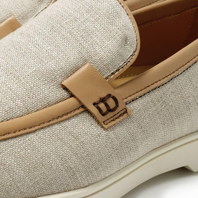 IL MOCASSINO / イルモカシーノコットンキャンバス×レザースリッポン 