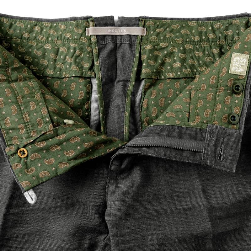 INCOTEX SLACKS / インコテックス スラックス 製品染めウールジャ 