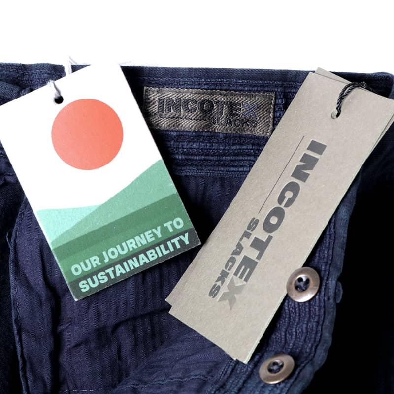 INCOTEX SLACKS / インコテックス スラックス 製品染めコットン