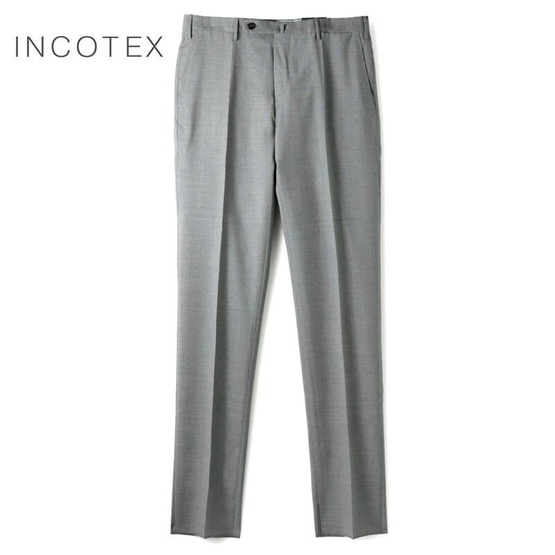 INCOTEX（インコテックス） Super100'sウールトロピカルノープリーツ