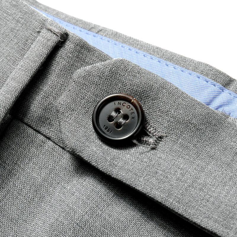 INCOTEX（インコテックス） Super100'sウールトロピカルノープリーツ