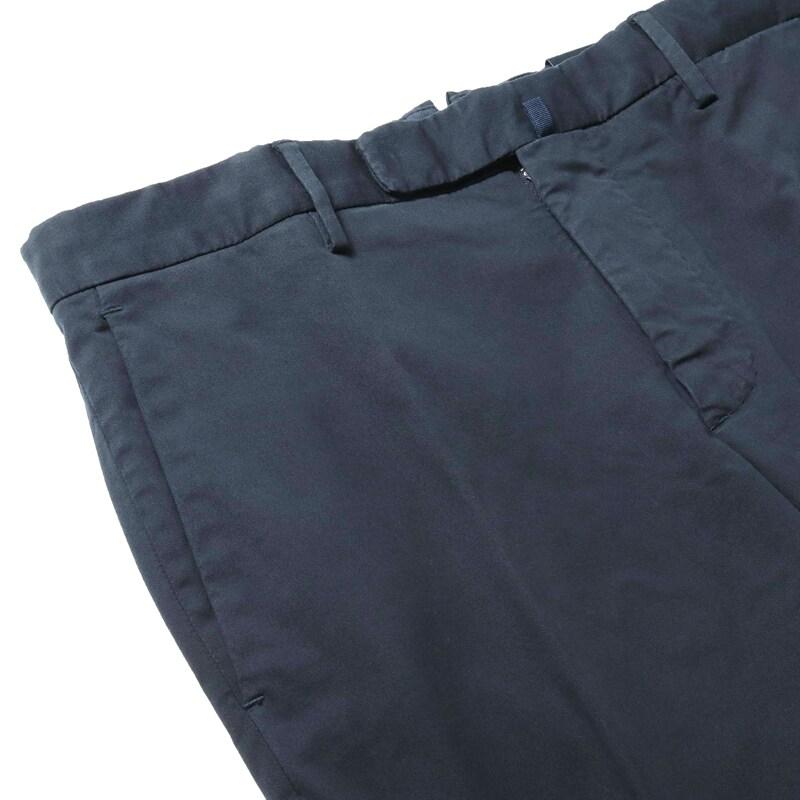 INCOTEX / インコテックス ROYAL BATAVIAガーメントダイコットンストレッチツイルノープリーツパンツ30型/SLIM FIT(1W0030/9098B) （ネイビー）の画像