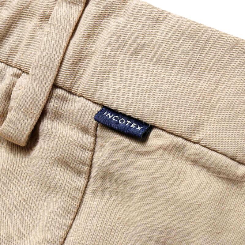 INCOTEX / インコテックス CHINOLINOリネンコットンツイルノープリーツパンツ30型/SLIM FIT(1W0030/9189C) （ベージュ）の画像