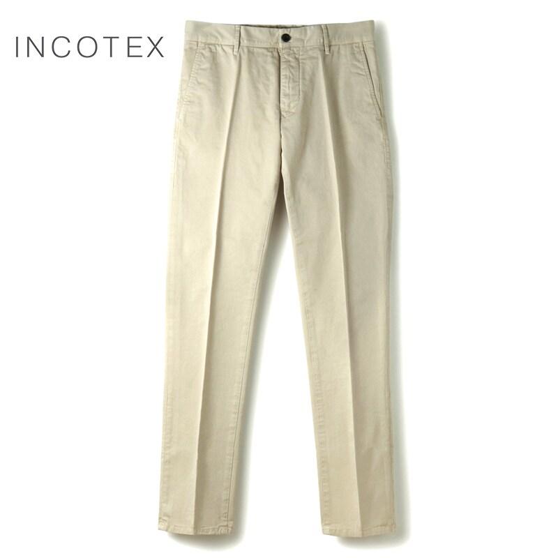 INCOTEX ガーメントダイ ストレッチスリム スラックス Lサイズ（86cm INCOTEX（インコテックス） INCOTEX SLACKS / インコテックス