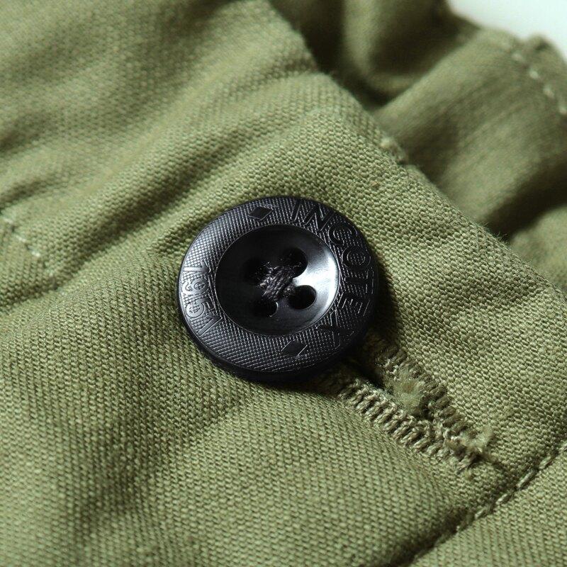INCOTEX SLACKS / インコテックス スラックス ウォッシュドコットンサテンウエストシャーリングクロップドカーゴパンツREGULAR FIT(10S196/60610) （グリーン）の画像