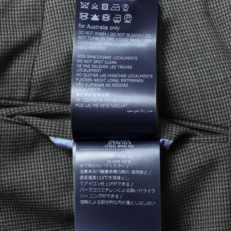 INCOTEX / インコテックス ウールストレッチマイクロ千鳥格子柄1プリーツパンツ31型/SLIM FIT(1T0031/90442) （チャコールグレー）の画像
