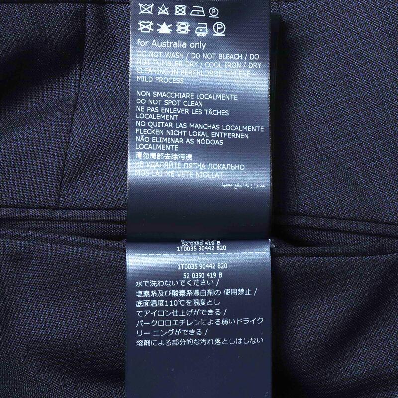 INCOTEX（インコテックス） ウールストレッチマイクロ千鳥格子柄ノー