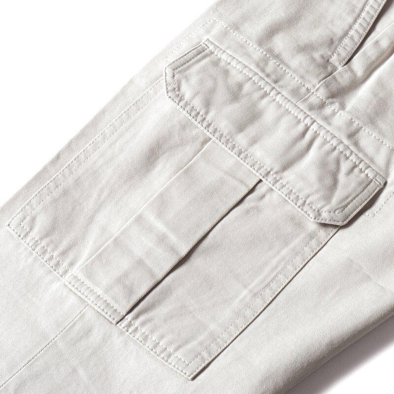 INCOTEX SLACKS / インコテックス スラックス ガーメントダイコットンギャバジンテーパードカーゴパンツ184型/TAPERED FIT(10S184/20199) （ライトベージュ）の画像