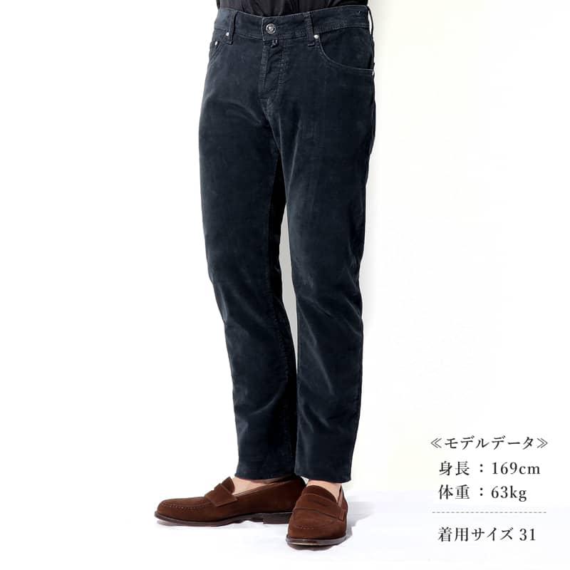 JACOB COHEN / ヤコブコーエン コットンストレッチベロアタッチスリム 