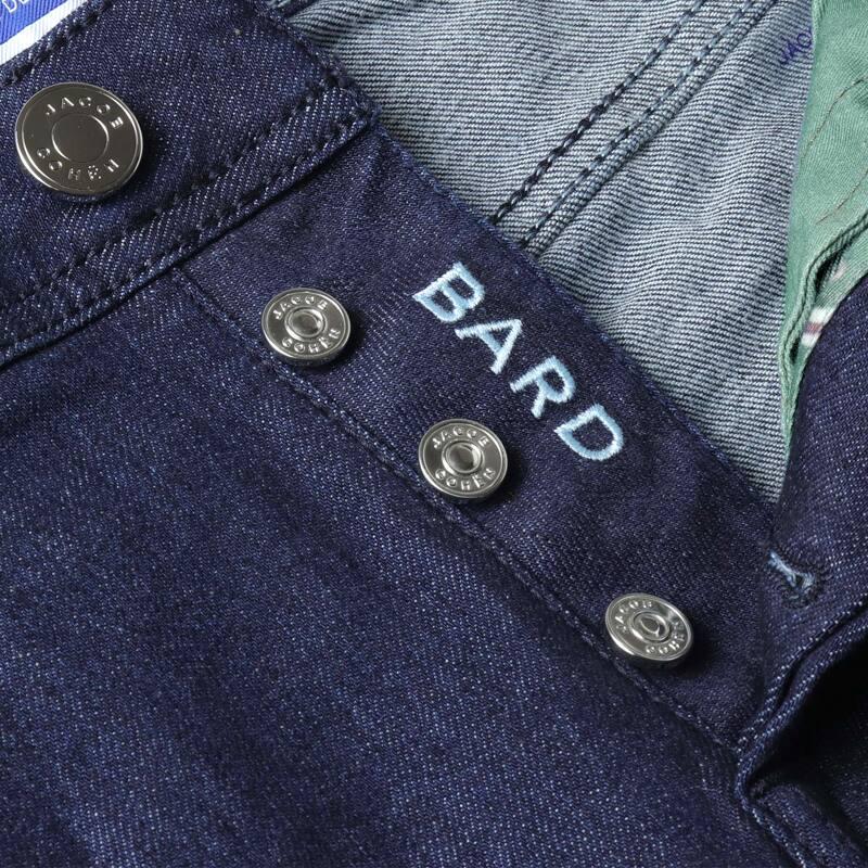 JACOB COHEN / ヤコブコーエン PREMIUM EDITION コットンストレッチスリムテーパードデニムパンツ(BARD) （インディゴ）の画像