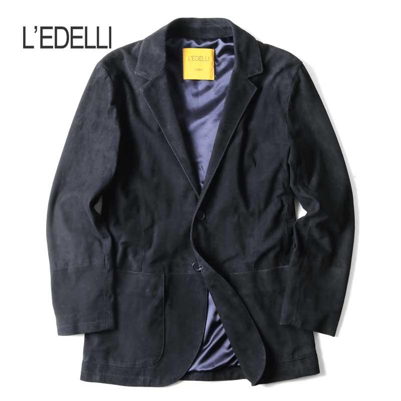 L'EDELLI / レデッリ ソフトスエードレザー2Bジャケット(007/easy