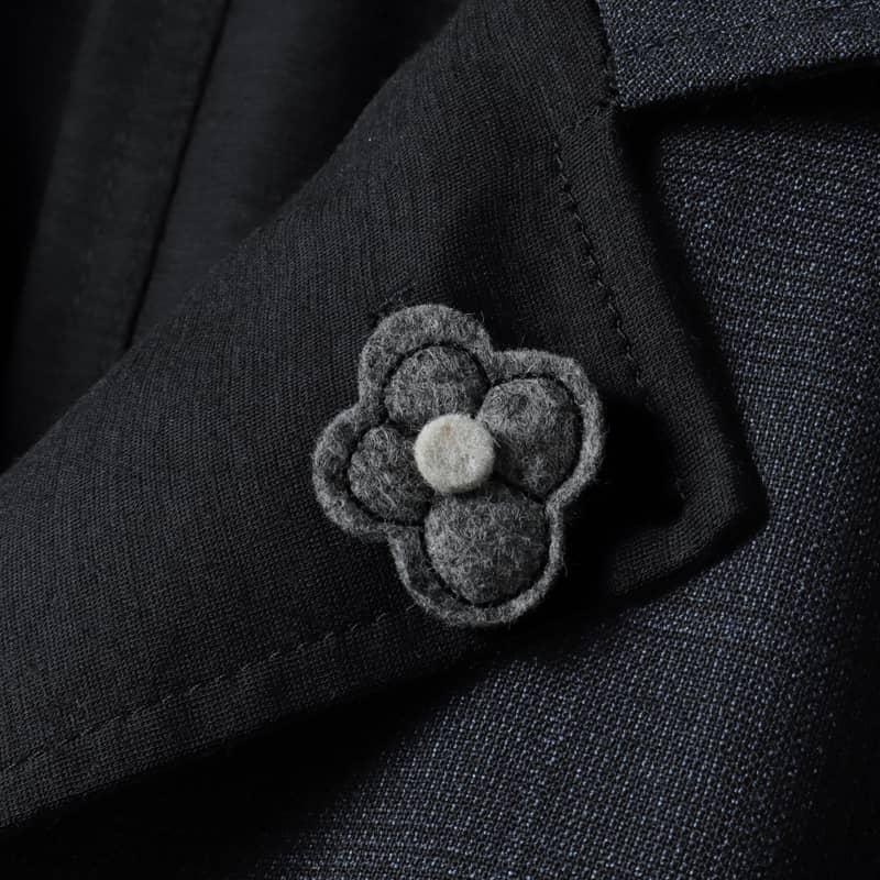 LARDINI / ラルディーニウールシルクカシミヤグレンチェック柄 LARDINI / ラルディーニウールシルクカシミヤグレンチェック柄