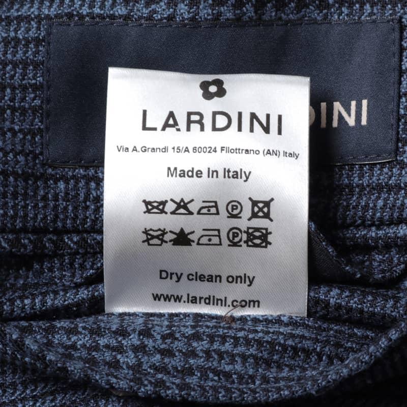 LARDINI / ラルディーニウールシルクサマーツイードグレンチェック柄2Bジャケット(SPECIAL L)（ブルー×ダークネイビー）｜lunedomenica｜09