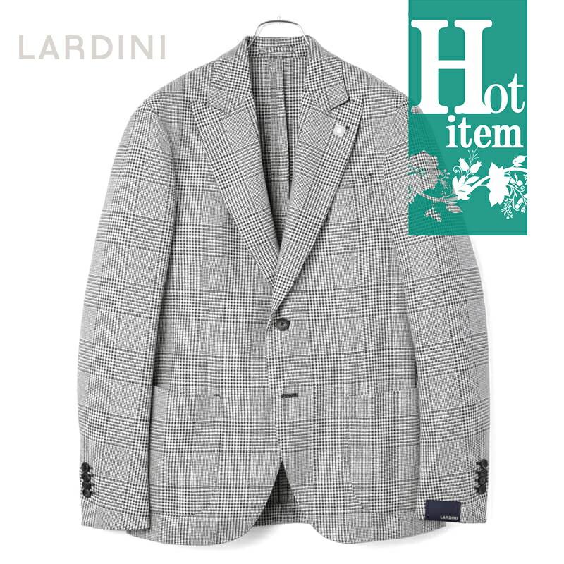 LARDINI / ラルディーニウールシルクサマーツイードグレン LARDINI / ラルディーニウールシルクサマーツイードグレン