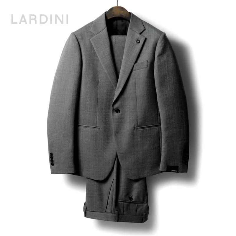 Finamore LARDINI / ラルディーニ ウールジャカードバーズアイ柄2B 