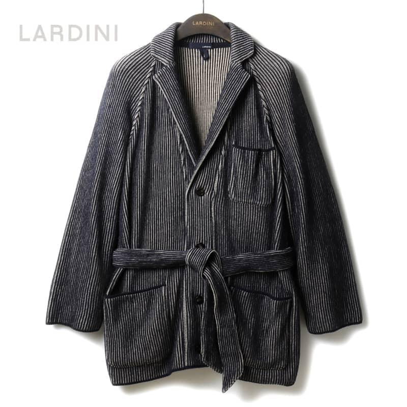 LARDINI（ラルディーニ） ベビーアルパカナイロンリブ編みベルト付き 