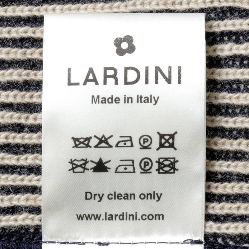 LARDINI（ラルディーニ） ベビーアルパカナイロンリブ編みベルト付き 