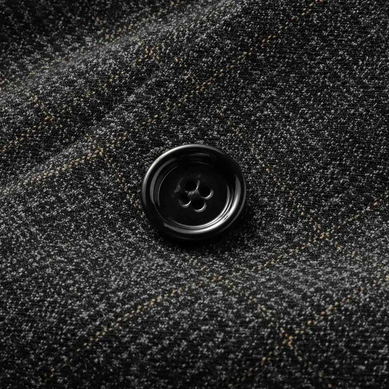 LARDINI / ラルディーニ ADVANCEポリエステルウールストレッチジャカードチェック柄3Bスーツ(JA6106AE/IVSF63407) （グレー×ブラック×ベージュ）の画像