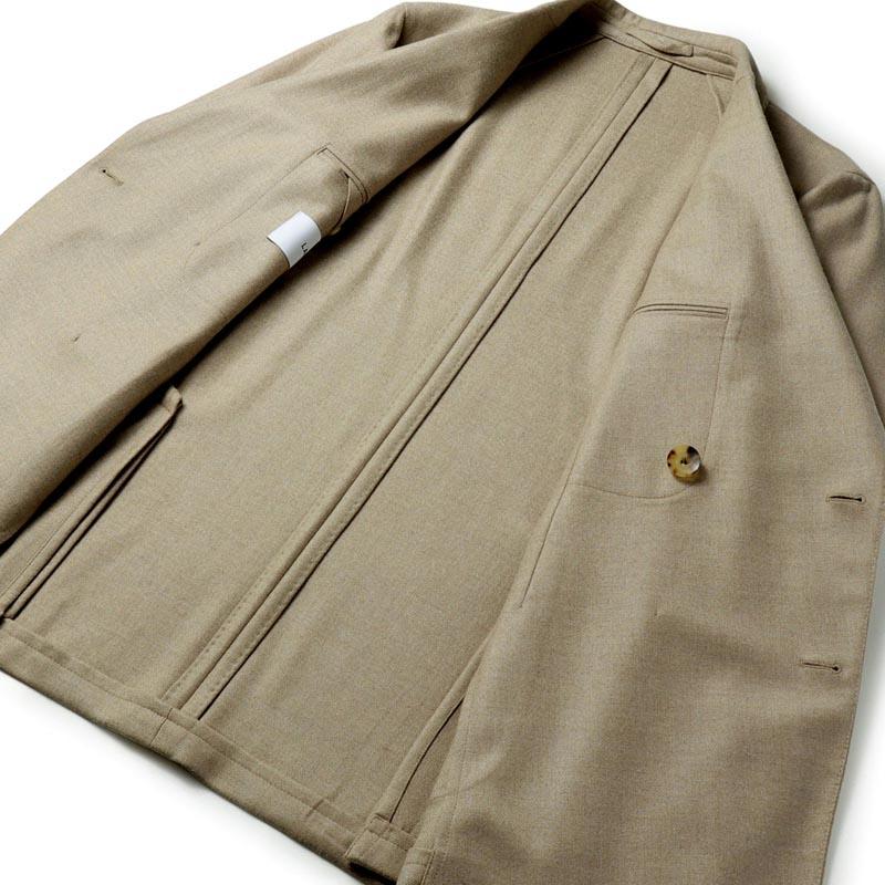 LARDINI / ラルディーニ ADVANCEカシミヤライトフランネル6Bダブルジャケット(JA6006AE/IVSF63529) （サンドベージュ）の画像