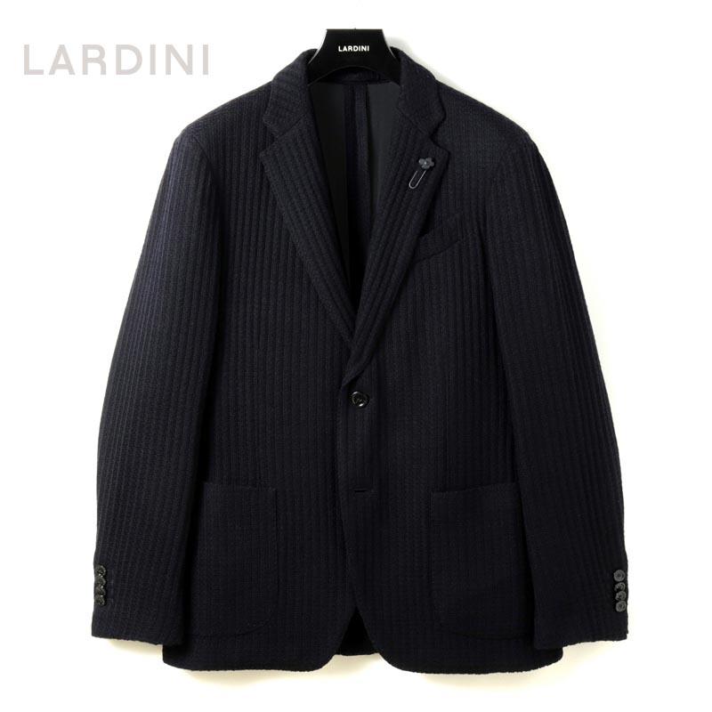 LARDINI（ラルディーニ） LIKNITウールシルクリブ編みニット2B