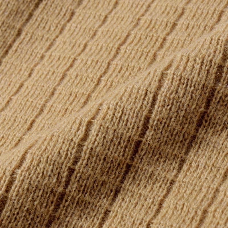 LARDINI / ラルディーニ ウールカシミヤ変則リブ編み6Bダブルニットジャケット(JALJM57/IV63003) （キャメル）の画像