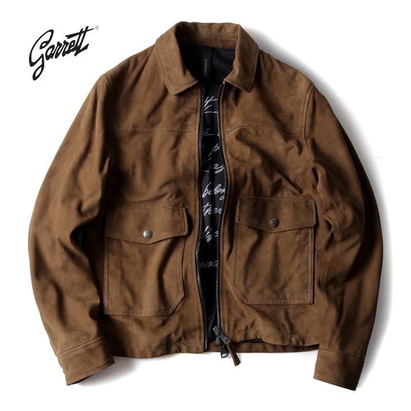 GARRETT / ギャレット スエードレザージップジャケット(1734 CAMOSCIO 