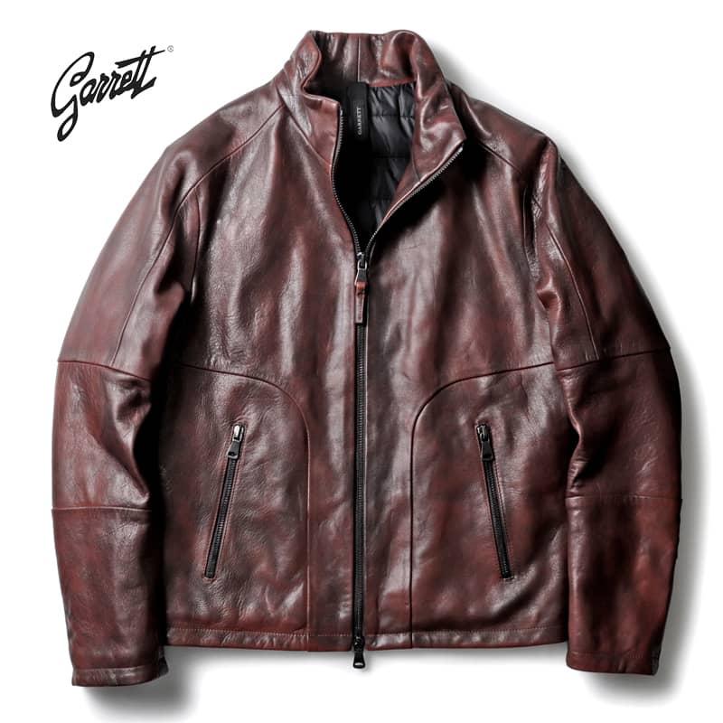 GARRETT / ギャレット 中綿入りベジタブルタンニンラムレザースタンド 