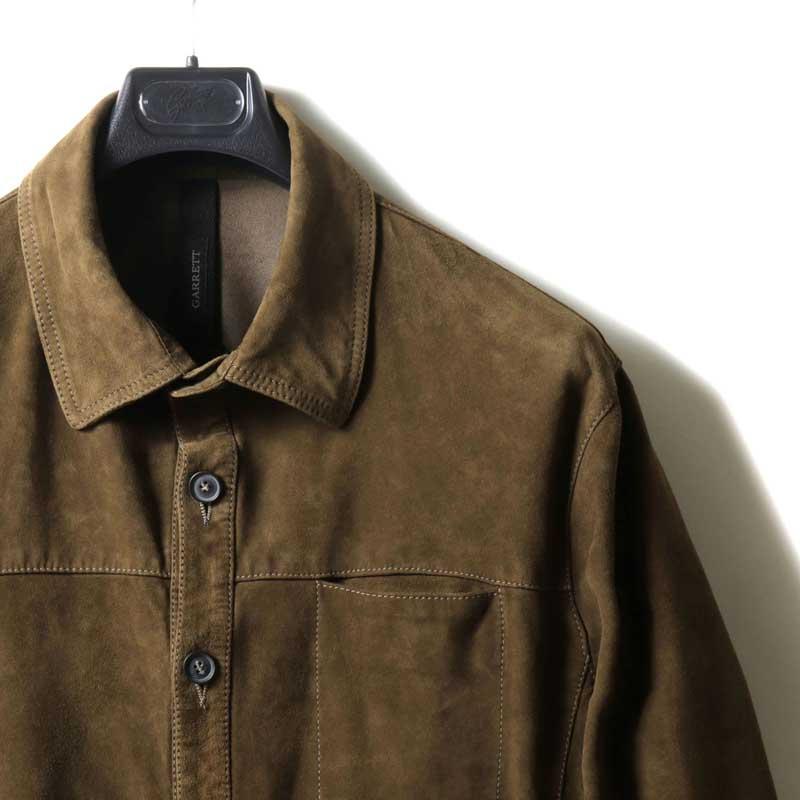 GARRETT / ギャレット スエードレザーブルゾン(1763 CAMOSCIO) （ヴィンテージブラウン）の画像