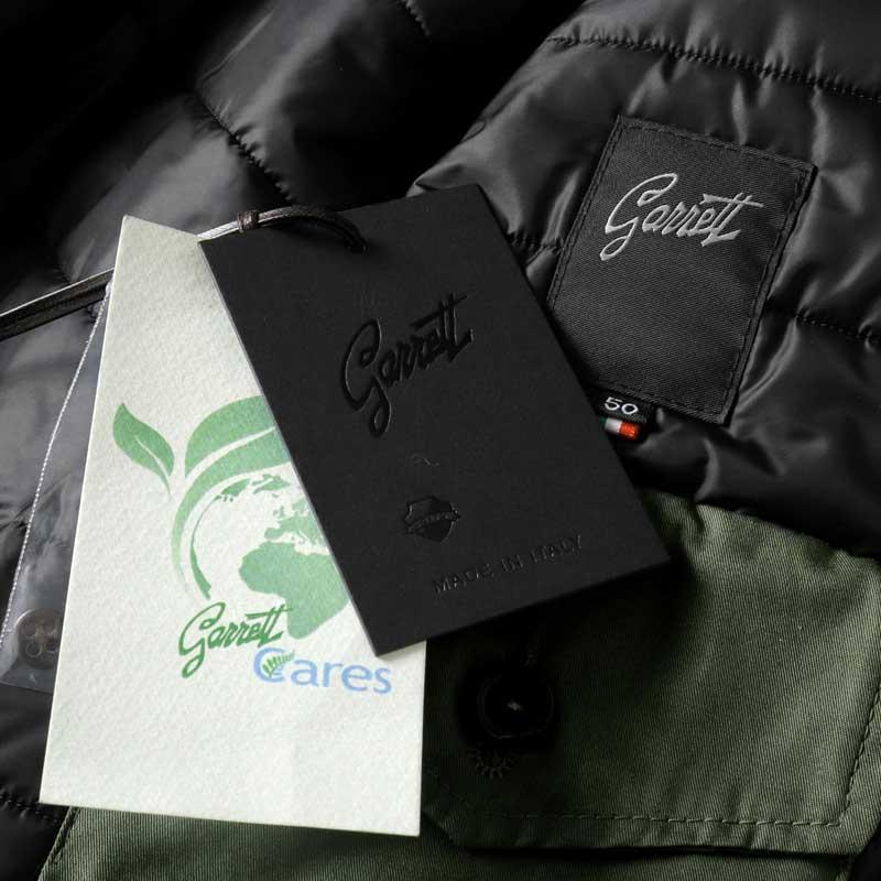 GARRETT / ギャレット 中綿入りベジタブルタンニンラムレザーバルスター型ブルゾン(1744/VEGETALE WASHED) （ダークブラウン基調）の画像