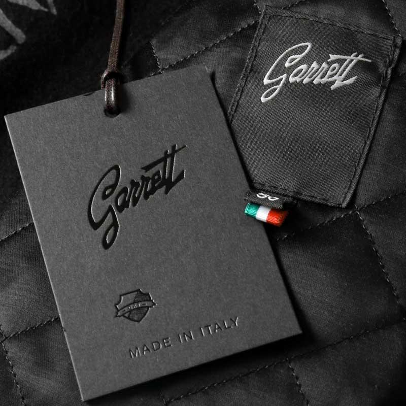 GARRETT / ギャレット 中綿入りバッファローレザージップジャケット(1746/BUFALO) （ダークブラウン）の画像