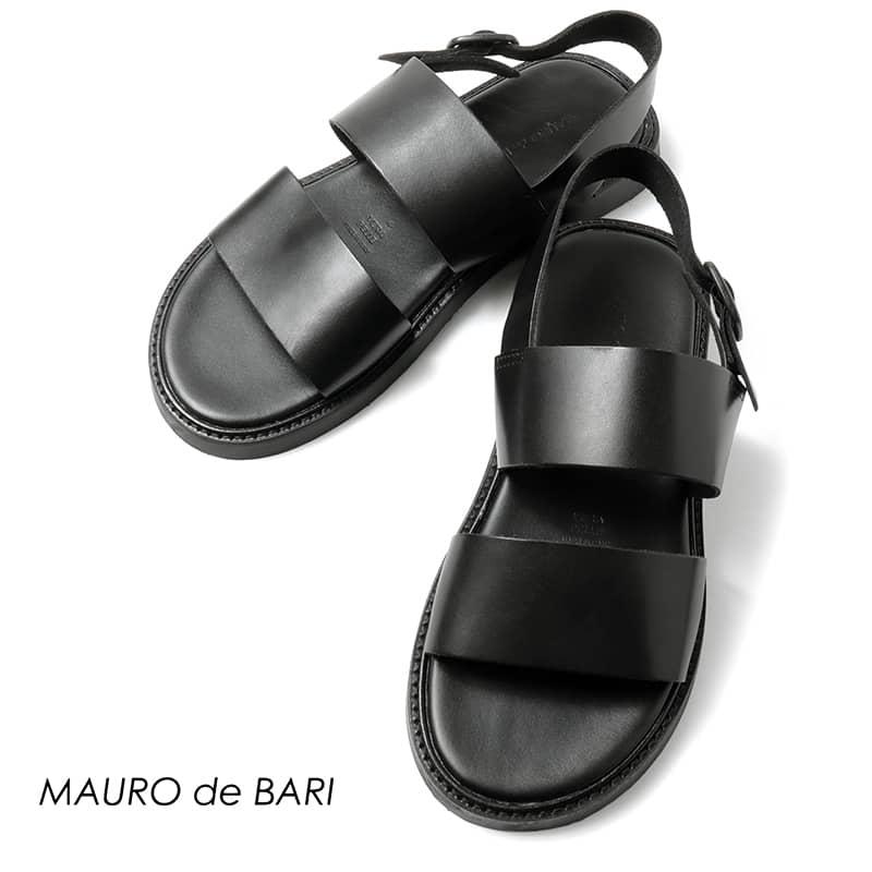 MAURO de BARI / マウロデバーリバケッタレザーヒールストラップ付き 